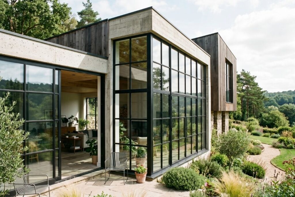 ventanas de acero para casas modernas